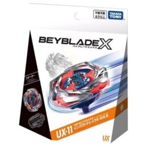 【TAKARA TOMY】BEYBLADE X 戰鬥陀螺 UX-11 衝擊龍神 LR軸 含旋風發射器 有QR 日版