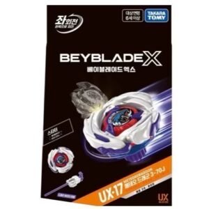 【TAKARA TOMY】BEYBLADE X 戰鬥陀螺 UX-17 隕星龍騎士 含發射器 左迴旋 J軸 有QR 全新